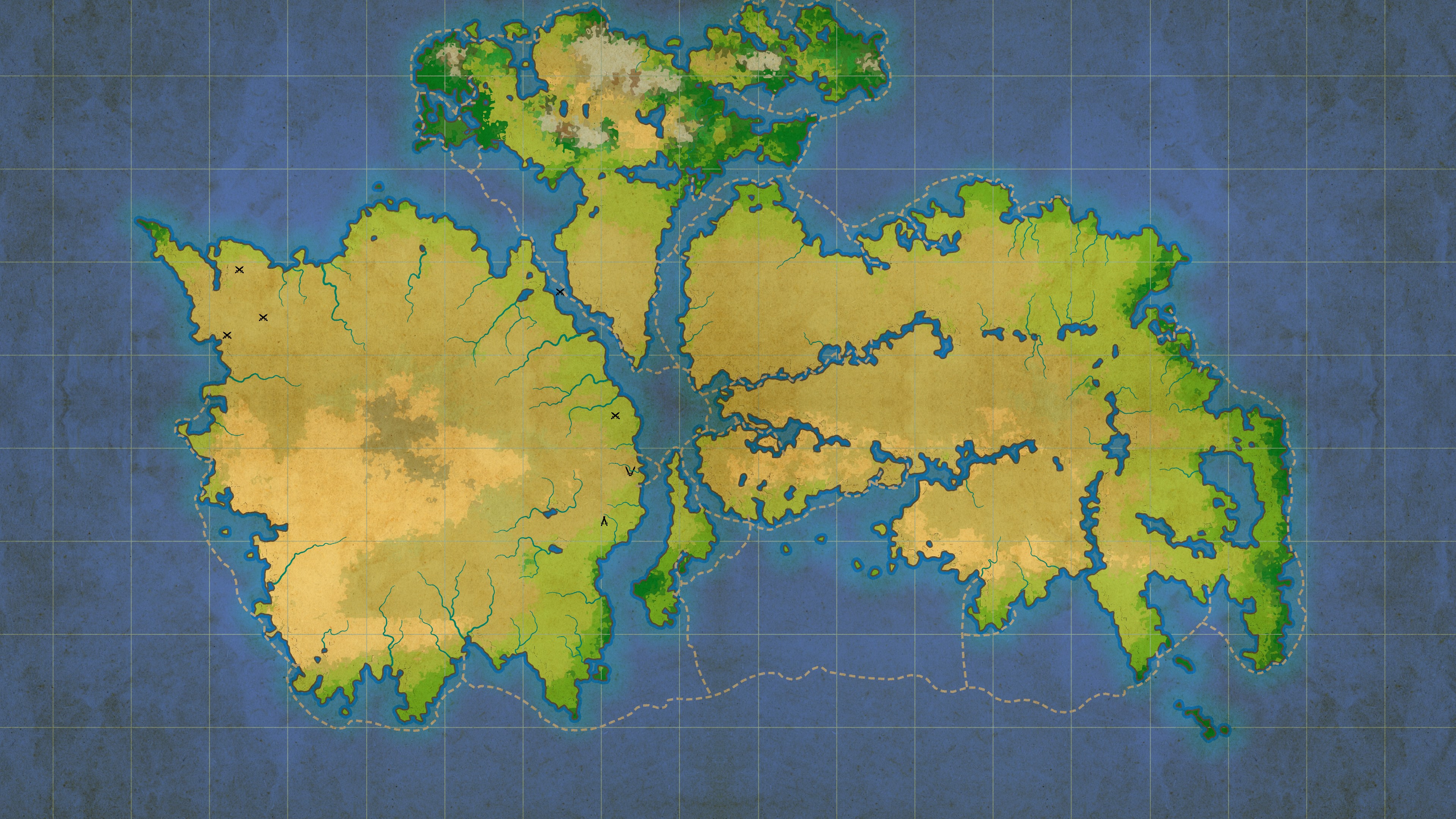 Fantasy map simulation screenshot 2